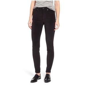 Madewell velvet high rise pants